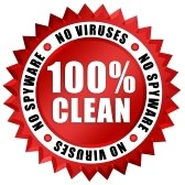 Seal of 100% Clean FBI, DOJ or Other Virus Los Angeles and Santa Monica picture